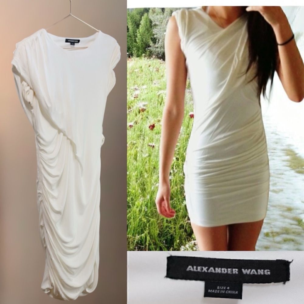 😍😍 Alexander Wang sweeping body con dress Size 4💥✨🌟